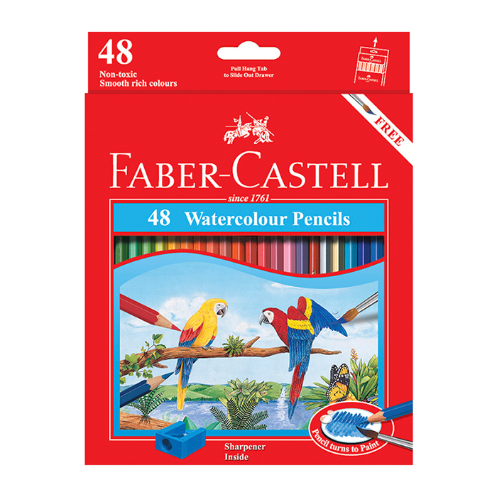 

Faber Castell Watercolour Pencils 48 L