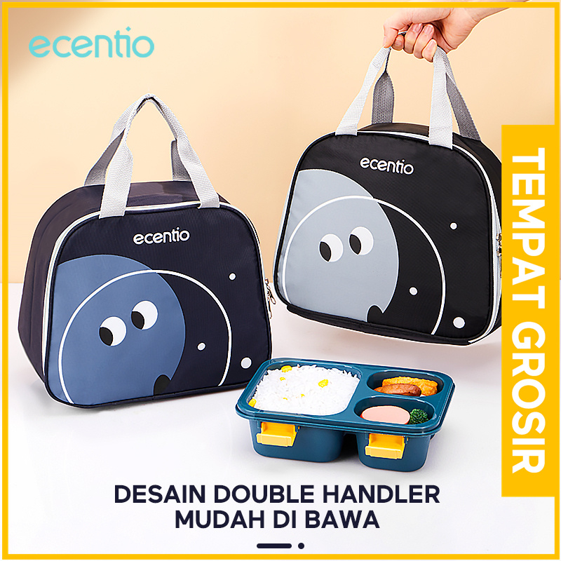 ecentio tas bekal makanan anak/piknik karakter bag Alumunium Kotak Makan/Lunch Cooler Bag