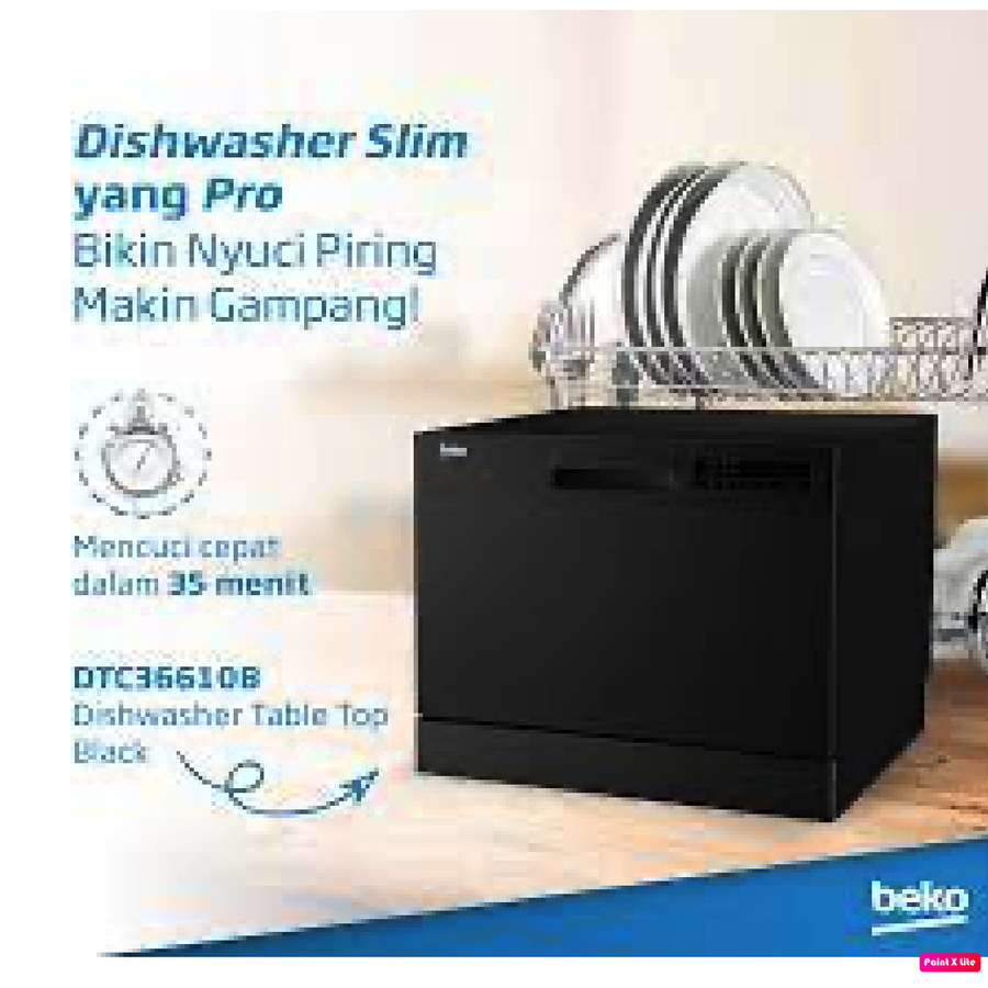 BEKO Dishwasher Table / Mesin Cuci Piring DTC36610B