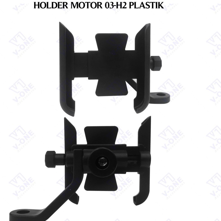 HOLDER HP MOTOR / HOLDER HP SPION MOTOR BAHAN PLASTIK PHONE HOLDER/STANG/VIDICI