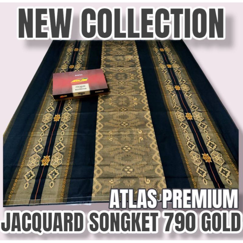 SARUNG ATLAS PREMIUM JACQUARD SONGKET 790 GROSIR ECER TERMURAH