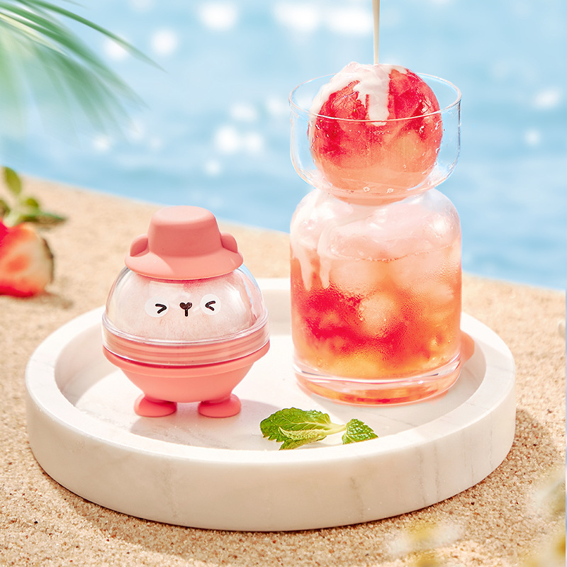 Mi.more Es Ball Maker Cetakan / Whiskey Spherical Ice Cube Light Bulbs Cetakan Bar Tools