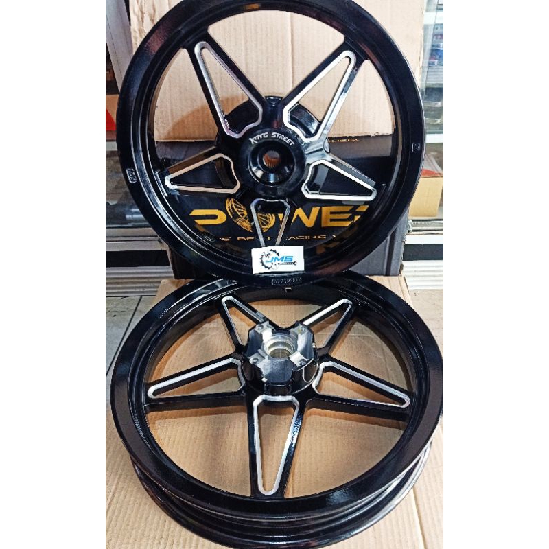 Velg Racing Power King'Street Beat Fi/ Scoopy Fi (UK 215/250-14) Black