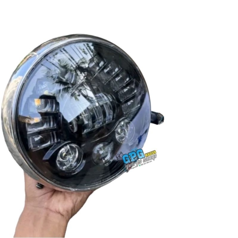 Lampu Reflektor Daymaker Bulat Ninja SS R HeadLamp Set Daymaker