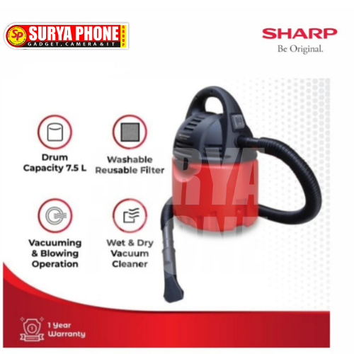 Sharp EC-CW60 Vacuum Cleaner Basah &amp; Kering Garansi Resmi 1 Tahun