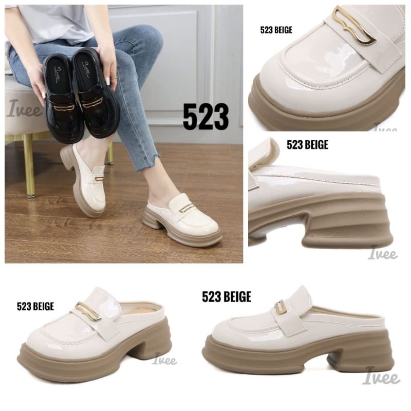 CHUNKY LOAFERS IVEE SHOES KOREA BEAUTYFLY #523