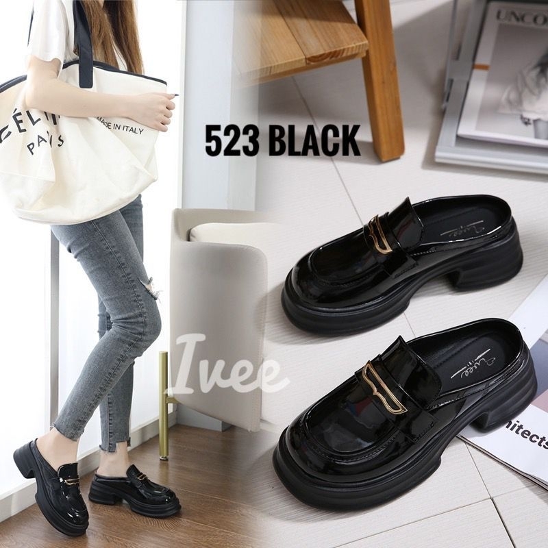 CHUNKY LOAFERS IVEE SHOES KOREA BEAUTYFLY #523