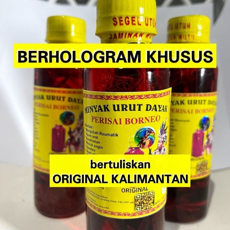 Minyak Urut DAYAK 100% GARANSI ORIGINAL KALIMANTAN