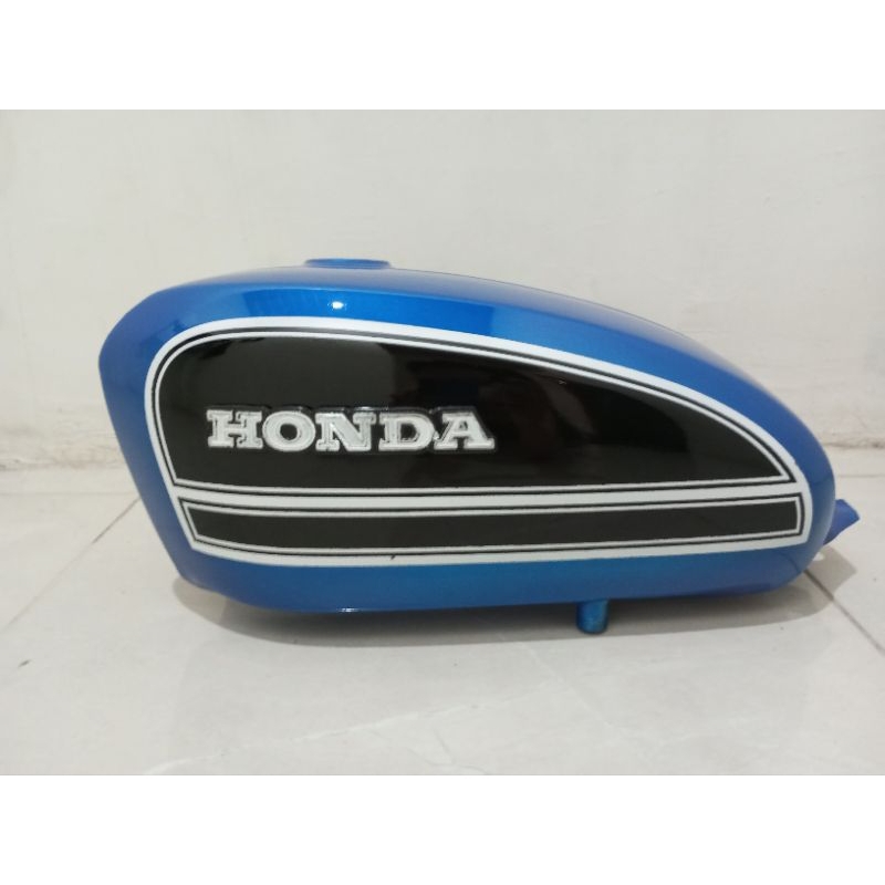 TANGKI CB125 TANGKI PRES GALVANIS biru japan