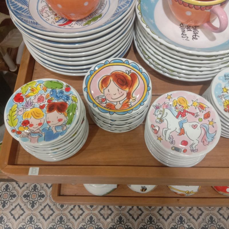 Piring Kartun/Piring Keramik Kecil