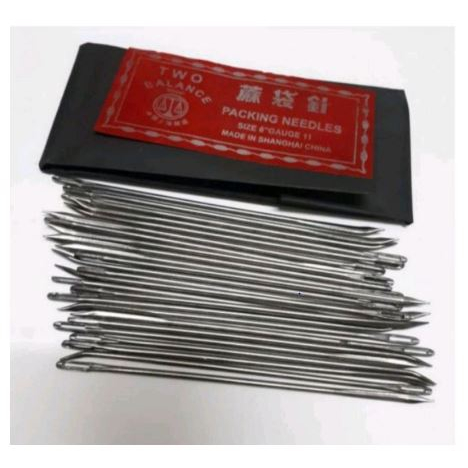 Jarum Karung Jahit Tangan Goni Two Balance 15cm Serbaguna Praktis Packing Perlengkapan Menyulam Sewi