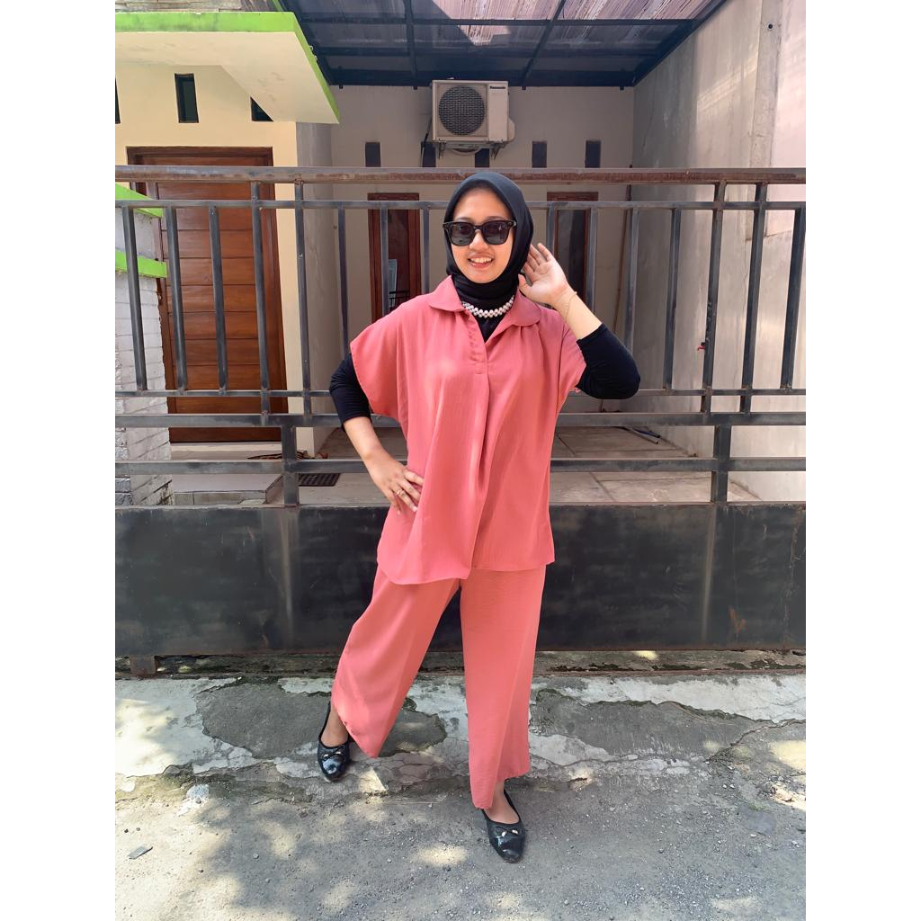 SETELAN NAGITA CRINKLE AIRFLOW KRAH OVERSIZE