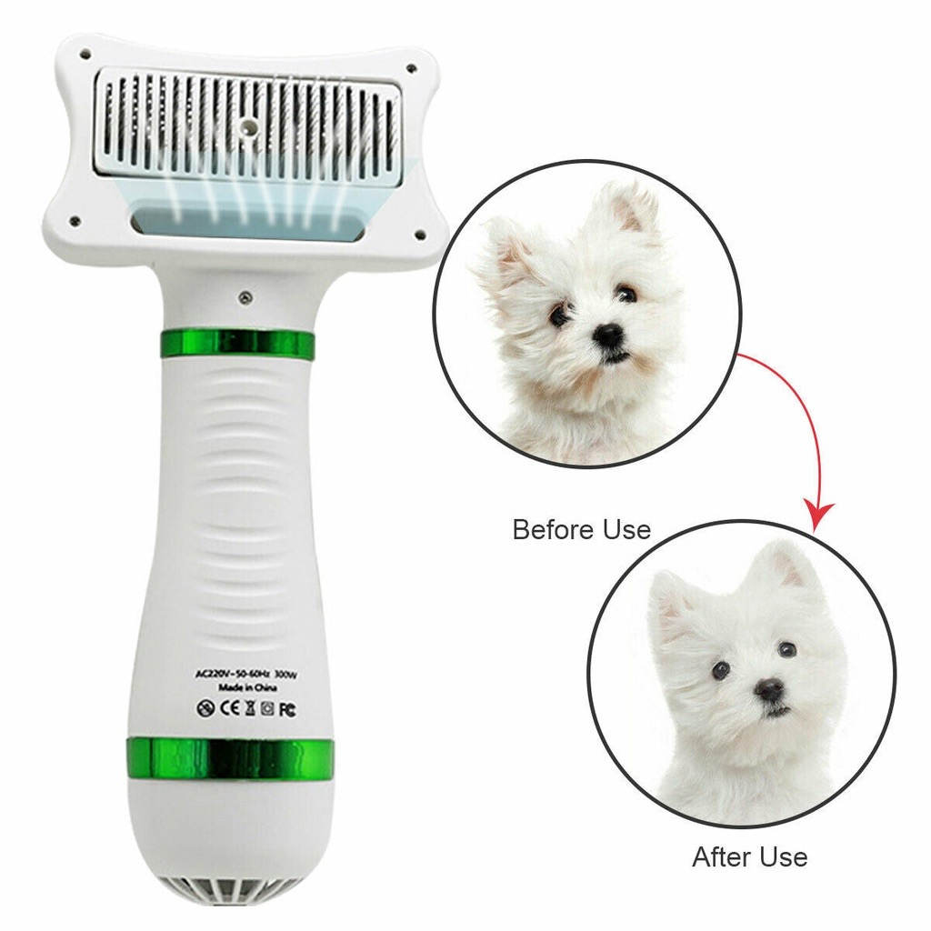 HAIR DRYER - Pet Grooming Dryer 2in1 Sisir Pengering Bulu Hewan Kucing Anjing Kelinci