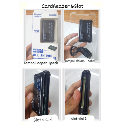 CARD READER + USB HUB COMBO HIGH QUALITY ALL IN ONE MURAH