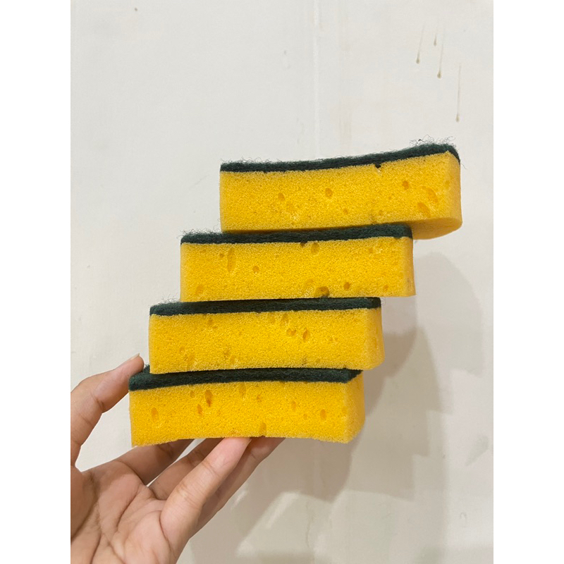 1Pcs Spon Cuci Piring - Grespon Sponge Busa Cuci Piring - Sponge Scrubber 2 Sisi New