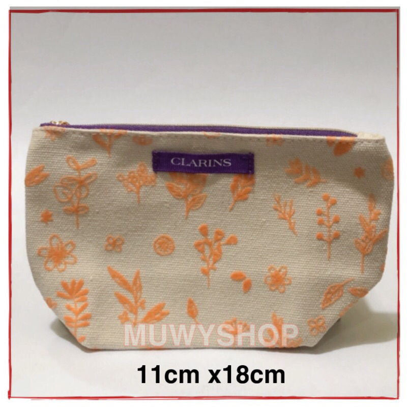 Clarins Canvas Pouch Kosmetik