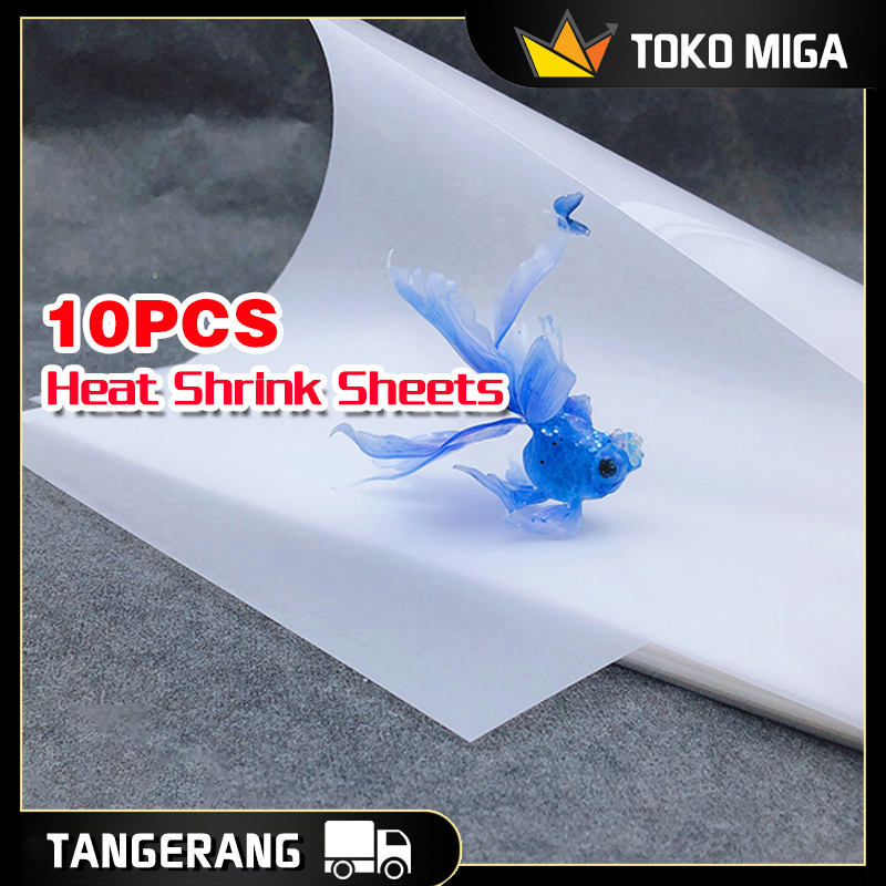 

Kertas Heat Shrink DIY Shrink Plastic Paper DIY Shrinky Dink Plastic Shrink Film 10pcs 20*27cm