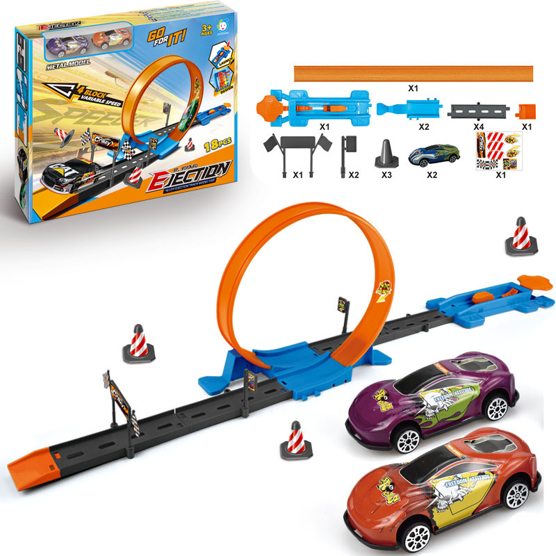 Track Racing Ejection Mainan Mobil Balap Anak Mobil Mainan Anak Mainan Mobil Mobilan Mainan Track Mobil Mainan Mobil Anak