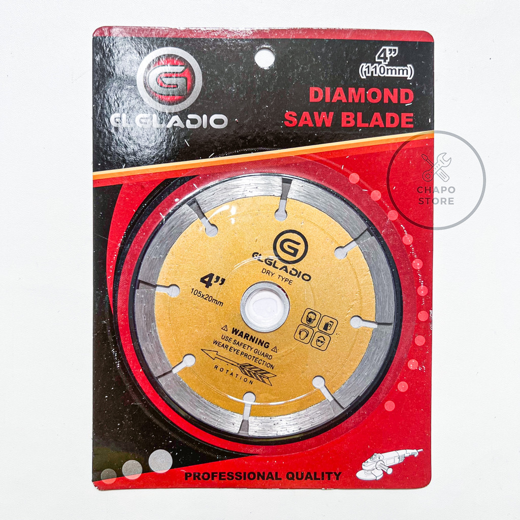 ELgladio diamond cutting wheel 4&quot; inch dry mata gerinda potong keramik kering