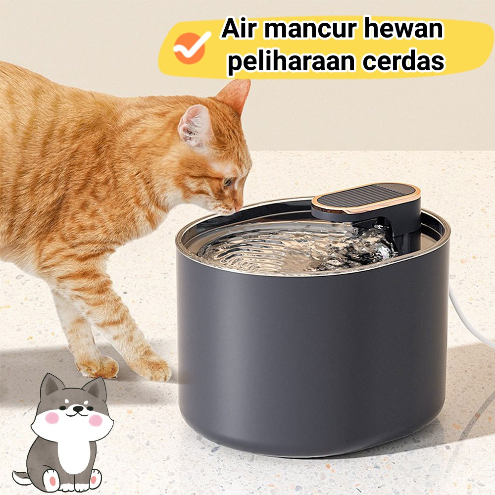 Kucing Dispenser Minum Hewan Otomatis Tempat Minum Kucing Anjing Pet Water Dispenser