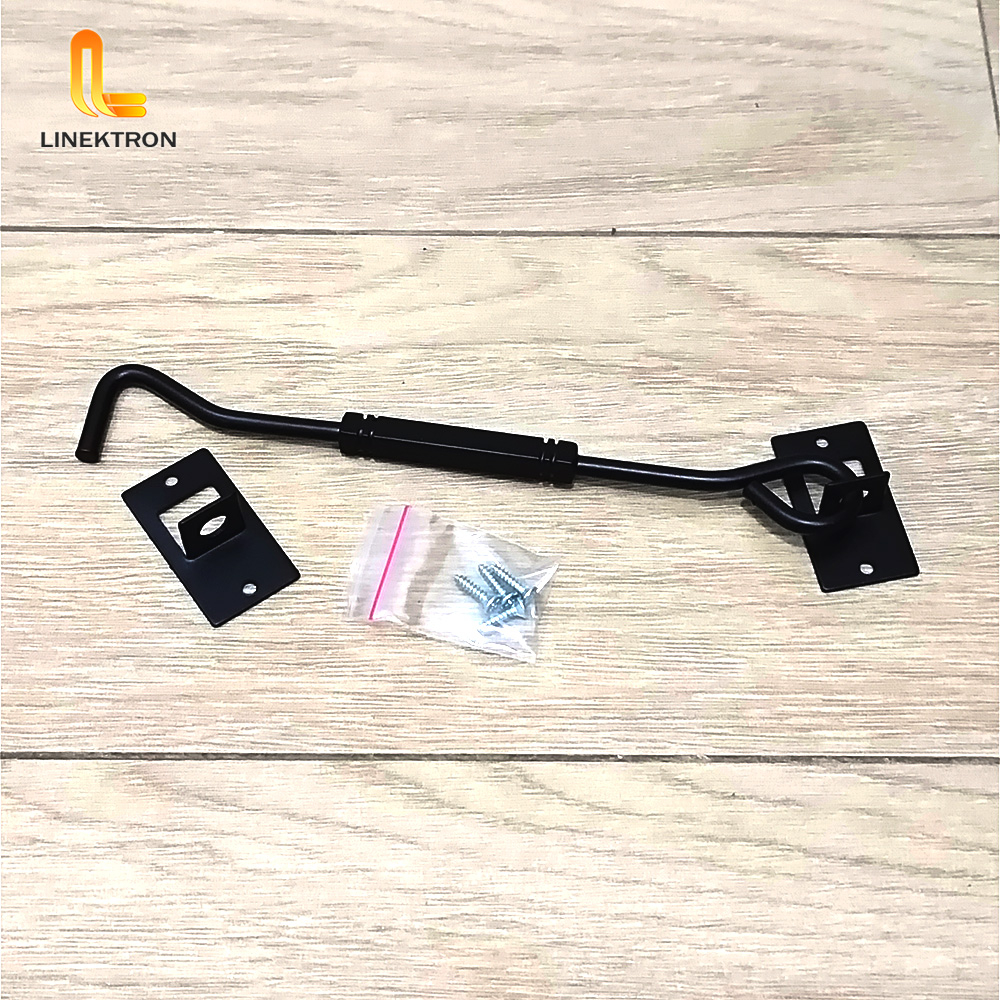 CANTOLAN PENAHAN JENDELA HITAM / HAK ANGIN JENDELA HITAM 8 INCH