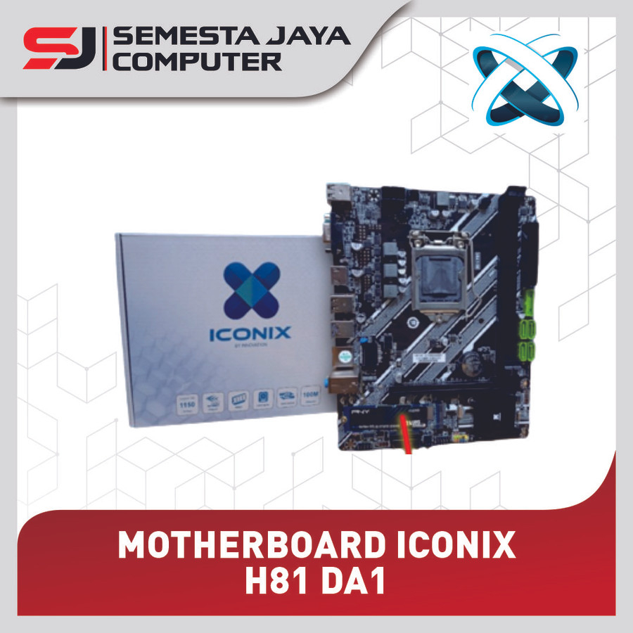 Motherboard Iconix H81 DA1 Intel LGA 1150 Slot NVME