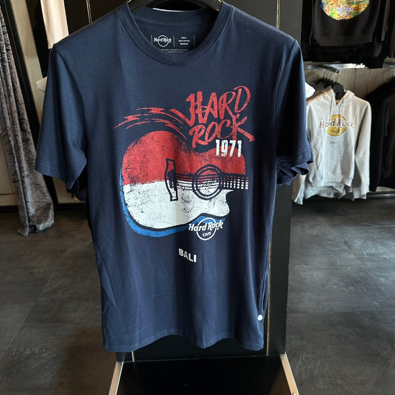 HARDROCK cafe bali NAVY baju kaos NEW ORIGINAL 100%
