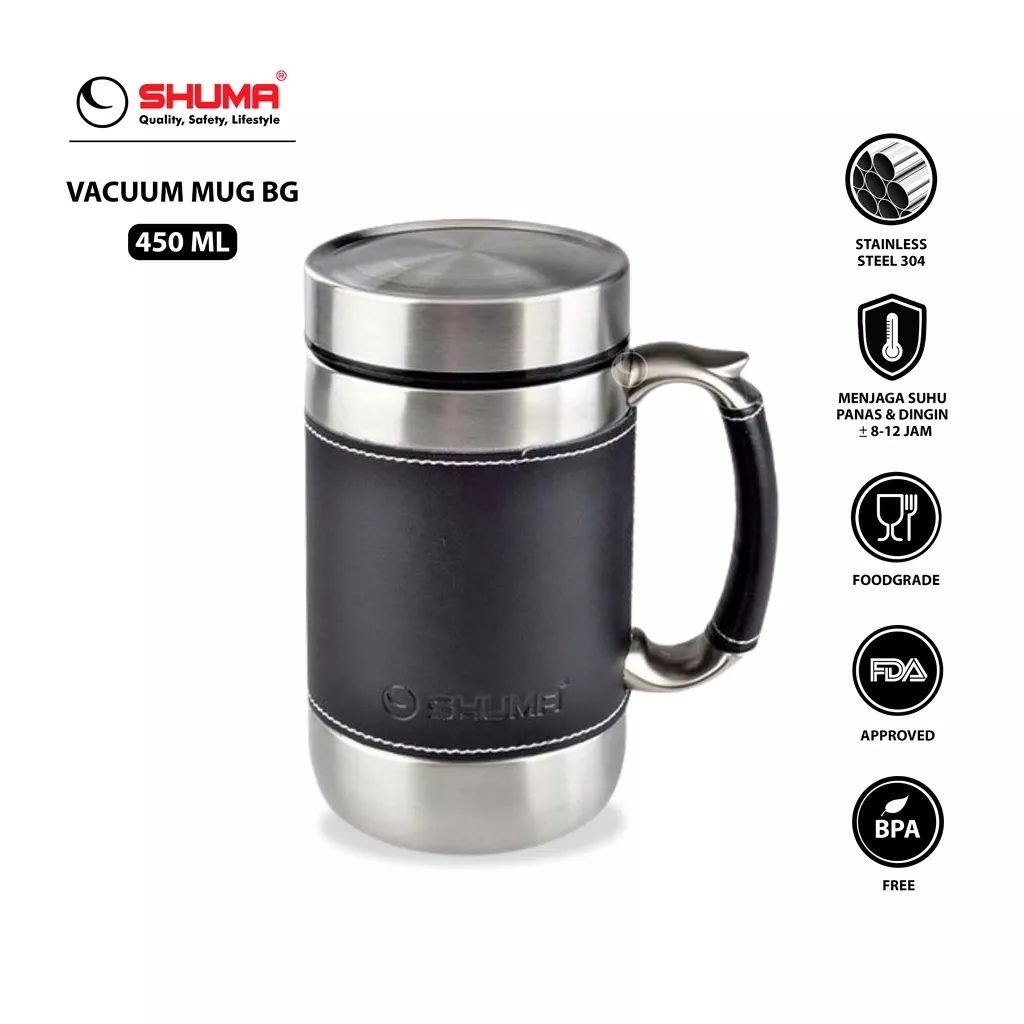 STV Shuma Vacuum Mug Gelas Stainless Steel Tahan panas dingin hingga 10 Jam 600ml 450ml