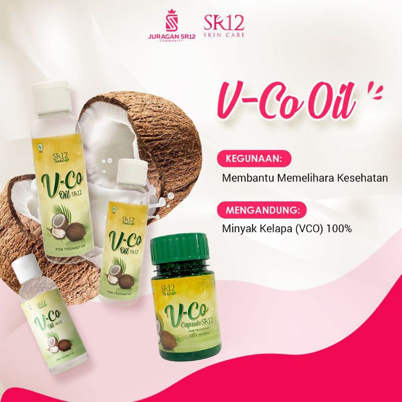 VCO SR12/ virgin coconut oil