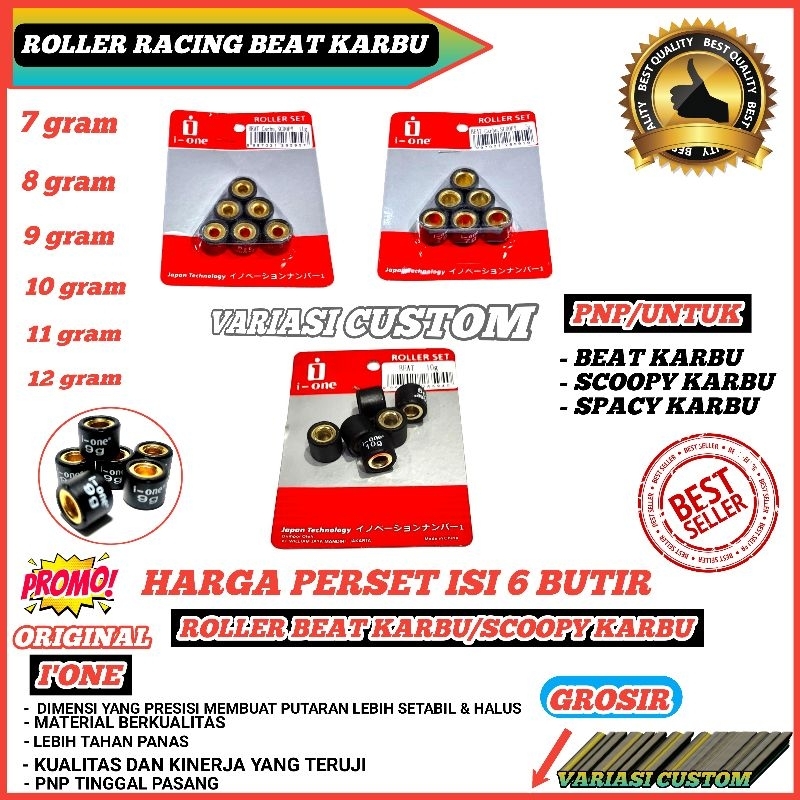 ROLLER ROLER LOLER RACING BEAT KARBU SCOOPY KARBU 7 8 9 10 11 12 GRAM 10GRAM ORIGINAL HIROSE