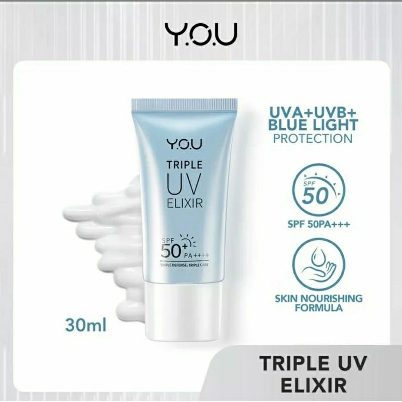 YOU Triple UV Elixir SPF 50 + PA++++ 30mL - Sunscreen