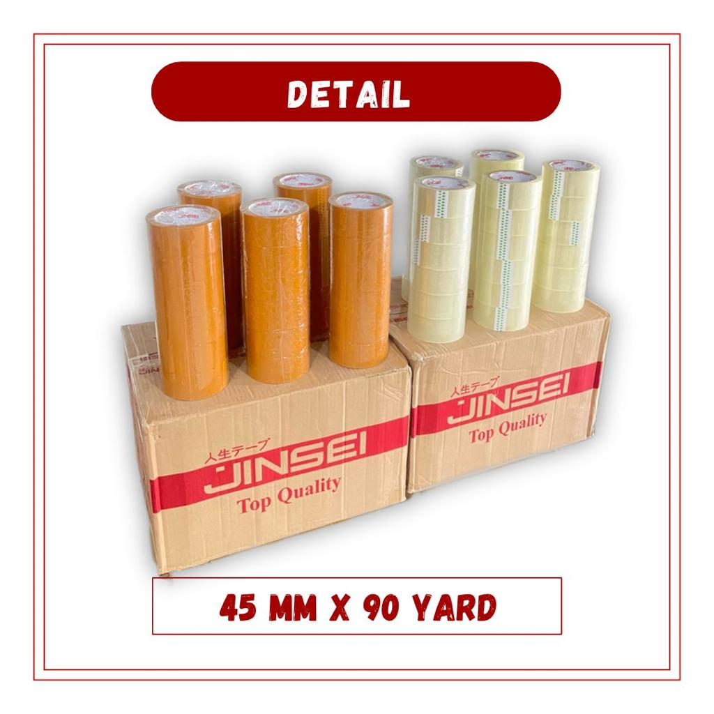 

Lakban Clear Bening 45 Mm x 90 Yard 1 DUS ( 72 Pcs ) LENGKET KUALITAS TERBAIK - HARGA GROSIR TERMURAH