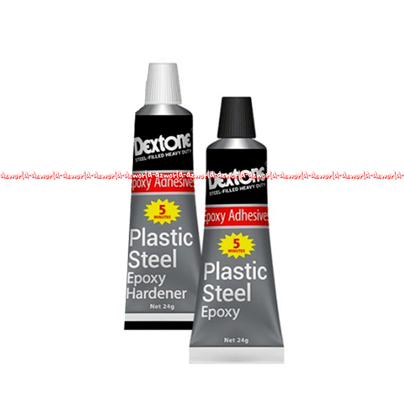 Dextone Epoxy Adhesives 48gr High Strength Lem Hitam Abu-Abu Plastic Steel Epoxy Hardener Profesional Bonds Lem Untuk Besi Baja Porcelain Kayu Keramik