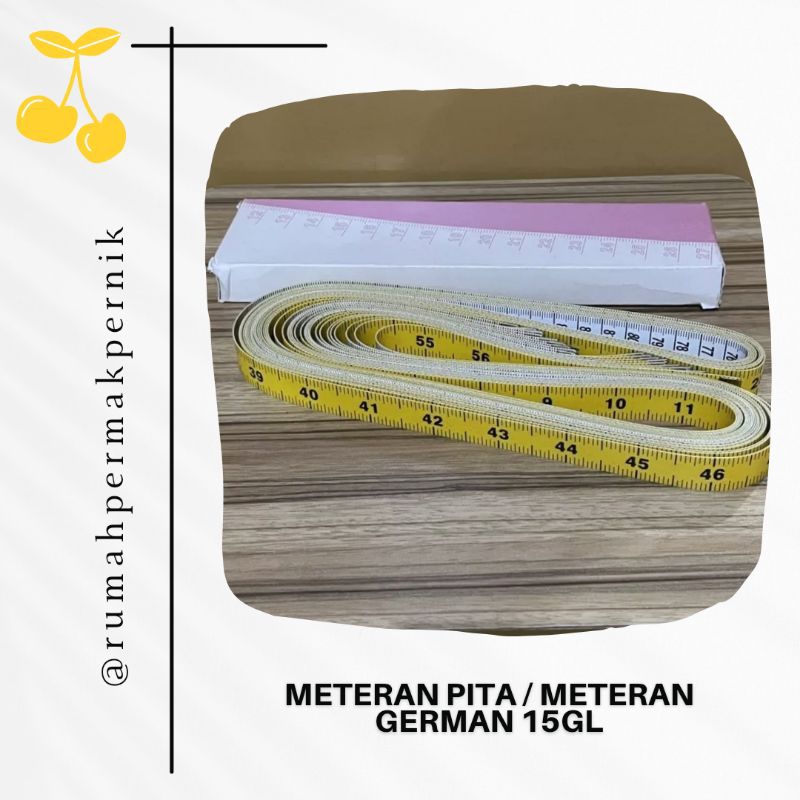 Meteran Pita Jahit / meteran german