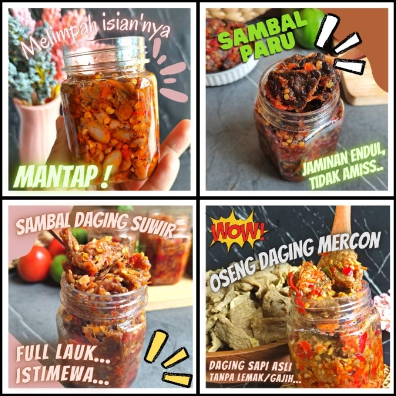 

SAMBAL BABY CUMI PARU DAGING BU AIS BEST SELLER