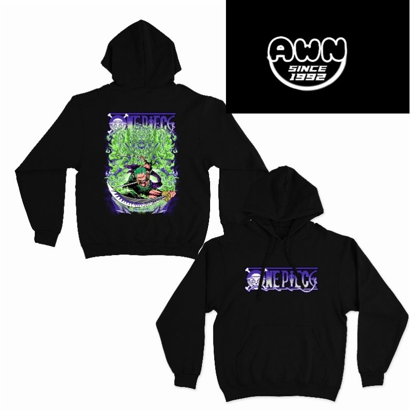 JAKET ANIME ONEPIECE ZORO BIG SIZE JUMBO JAKET HOODIE JAKET PRIA JAKET WANITA