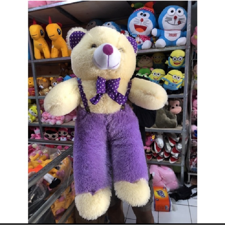 Boneka teddy bear jojon ukuran 1 meter boneka beruang jumbo