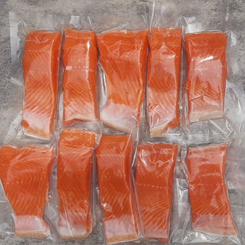 

IKAN SALMON FILLET / SALMON FILLET NORWEGIA @200gr PREMIUM GRADE