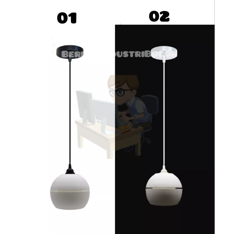 lampu hias gantung Moonlight minimalis