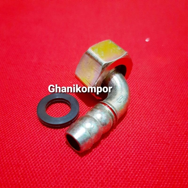 Elbow kompor Gas tanam modena Original - Hose end Gas stove modena - Sambungan pipa kompor Tanam