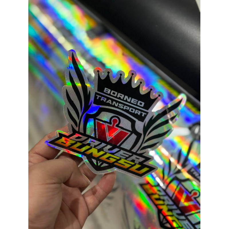 CETAK STIKER SLOP CUSTOM HOLOGRAM