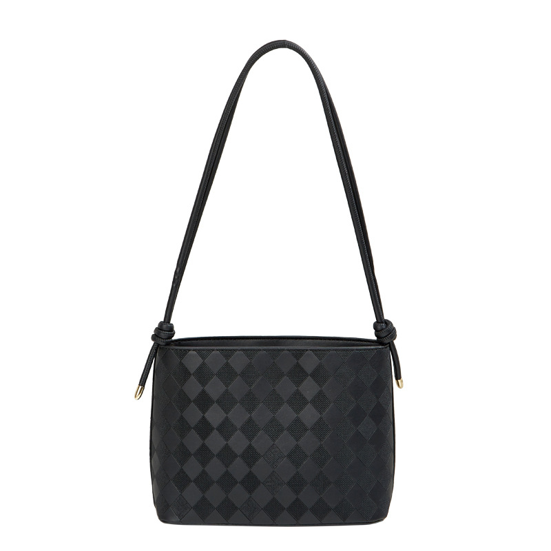 Tas wanita Versi Korea 2023 baru rage tas persegi kecil serbaguna tas ember warna solid grosir tas crossbody bahu wanita