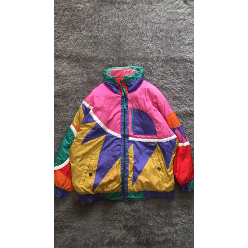 VINTAGE NEIMAN MARCUS WINDBREAKER COLORBLOCK