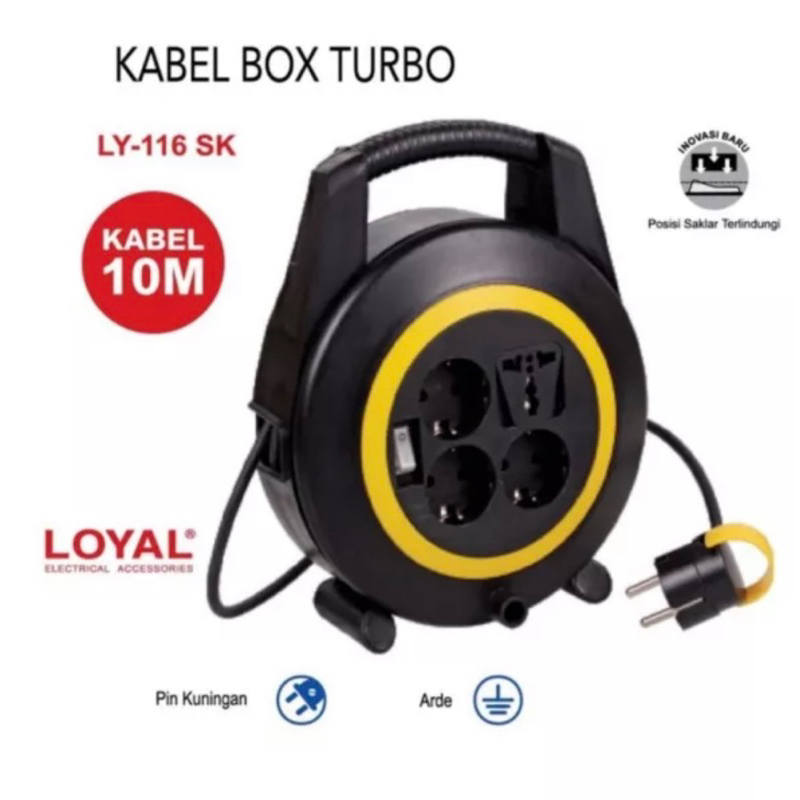 BOX KABEL ROLL LY-116 SK 10M, LY-117 SK 15M LOYAL