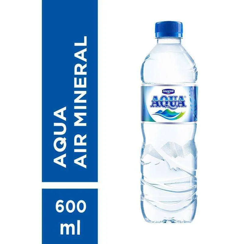 

Aqua botol air mineral 600 ml