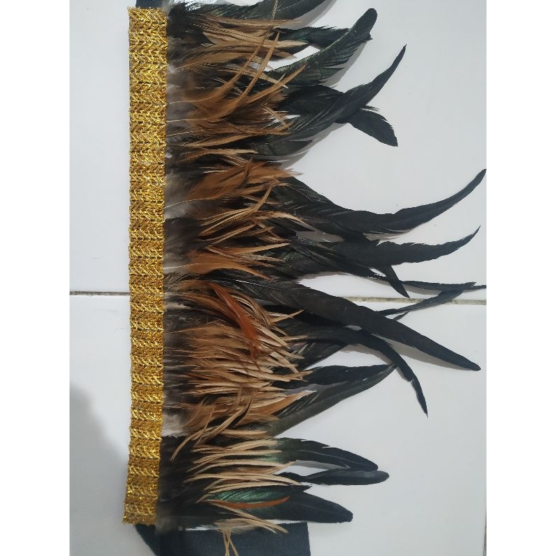 Topi kreasi bulu asesories kepala kreasi bulu