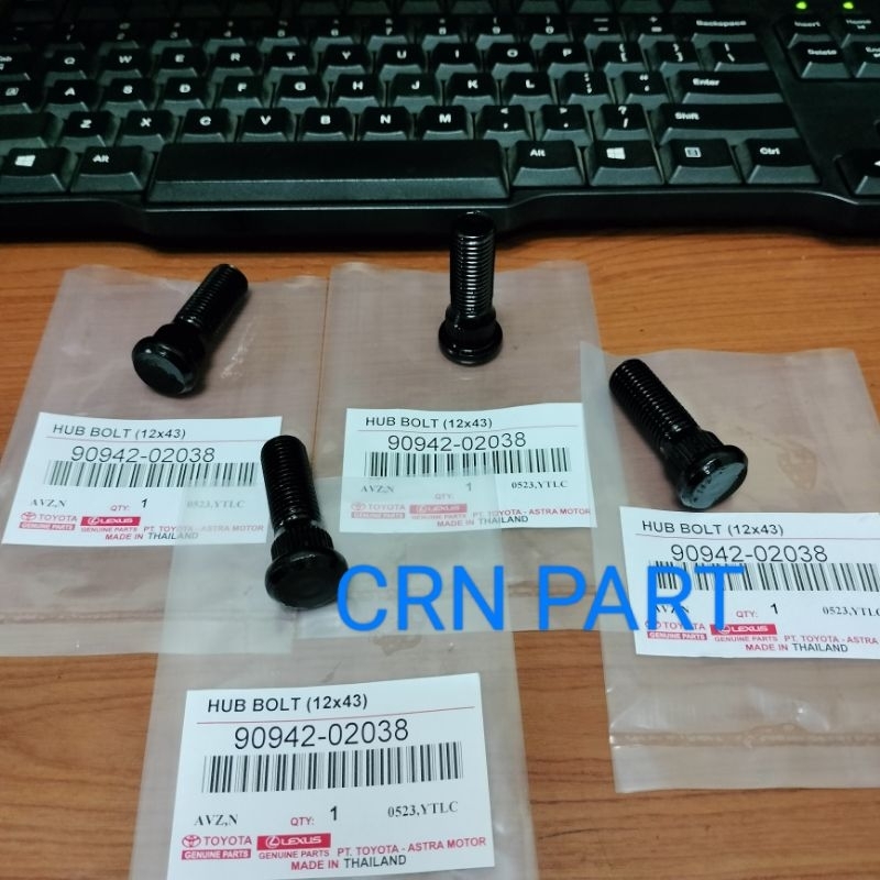BAUT RODA TOYOTA AVANZA / XENIA HITAM ORIGINAL