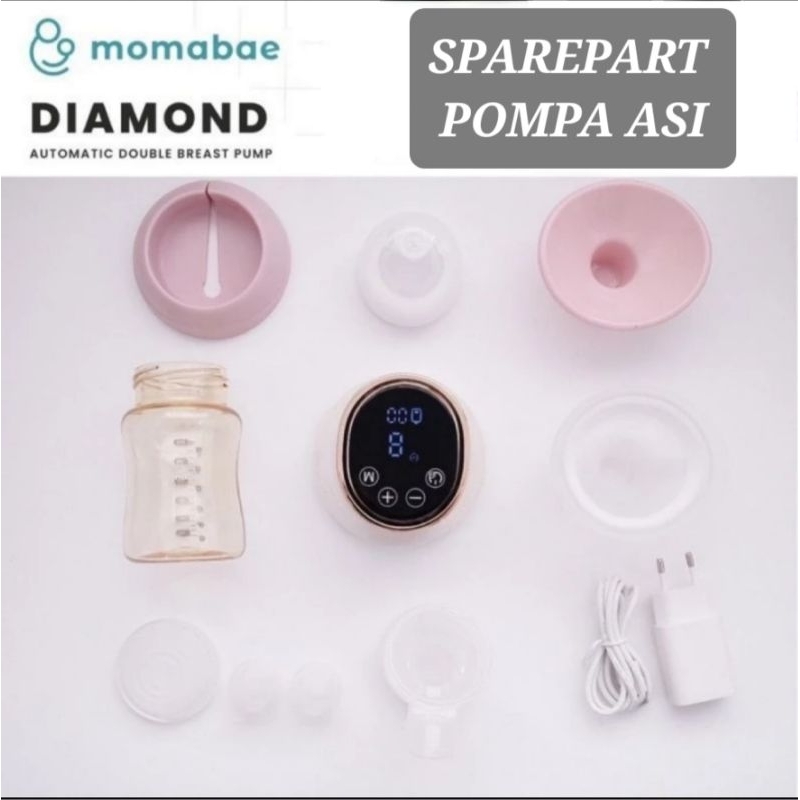 Sparepart Pompa Asi Momabae Diamond Silicone Diafragma / Aksesoris Pompa Asi Momabae Diamond Valve / Corong Momabae Breast Pump