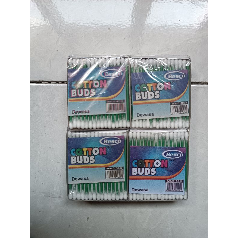 12 bungkus cotton buds dewasa/korek kuping dewasa/cotton buds