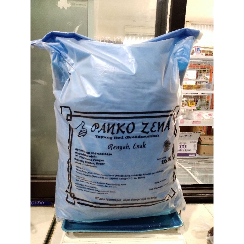 TEPUNG ROTI PANKO ZENA MIX/PANCO ZENA MIX  BREAD CRUMB 10 KG